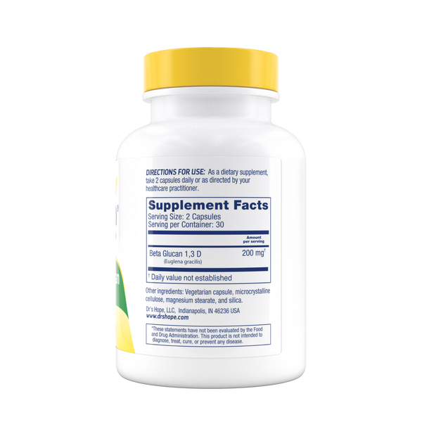 Beta 1,3 D Glucan 200mg – 60ct