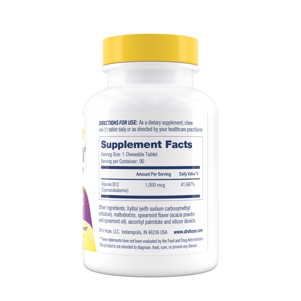 Vitamin B12 1,000mcg – 90ct,120ct