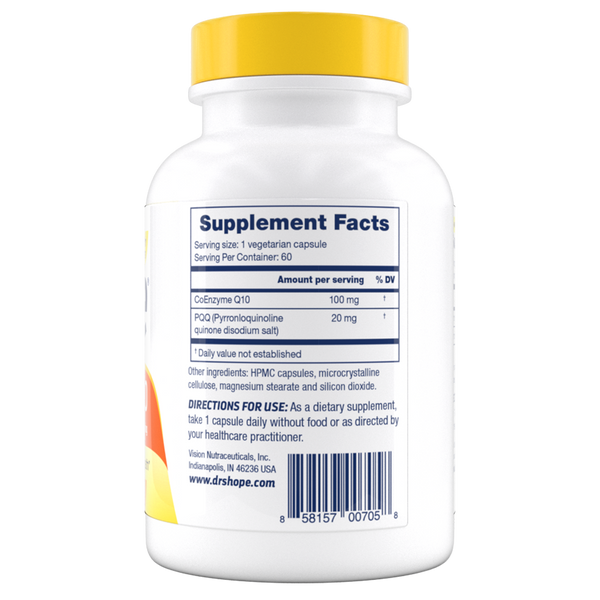PQQ + CoQ10 – 60ct